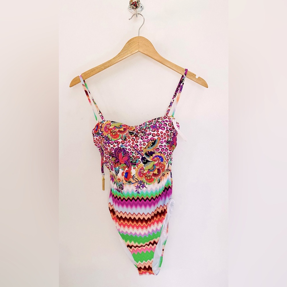 Sunshine 79 swimsuit - strapless bandeau one piece swimsuit size 6